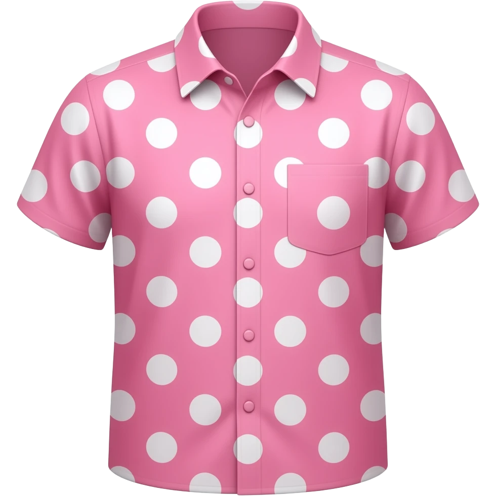 PINK WITH WHITE POLKA DOT S emoji