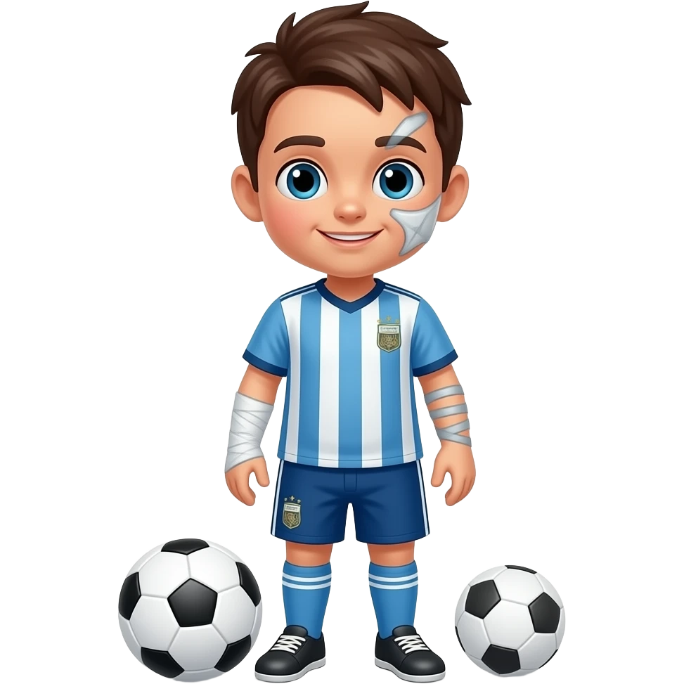 Soccer kid injured emoji
