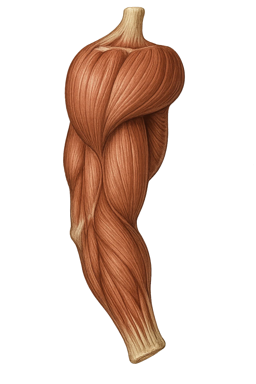 tricipite visto anatomicamente  emoji
