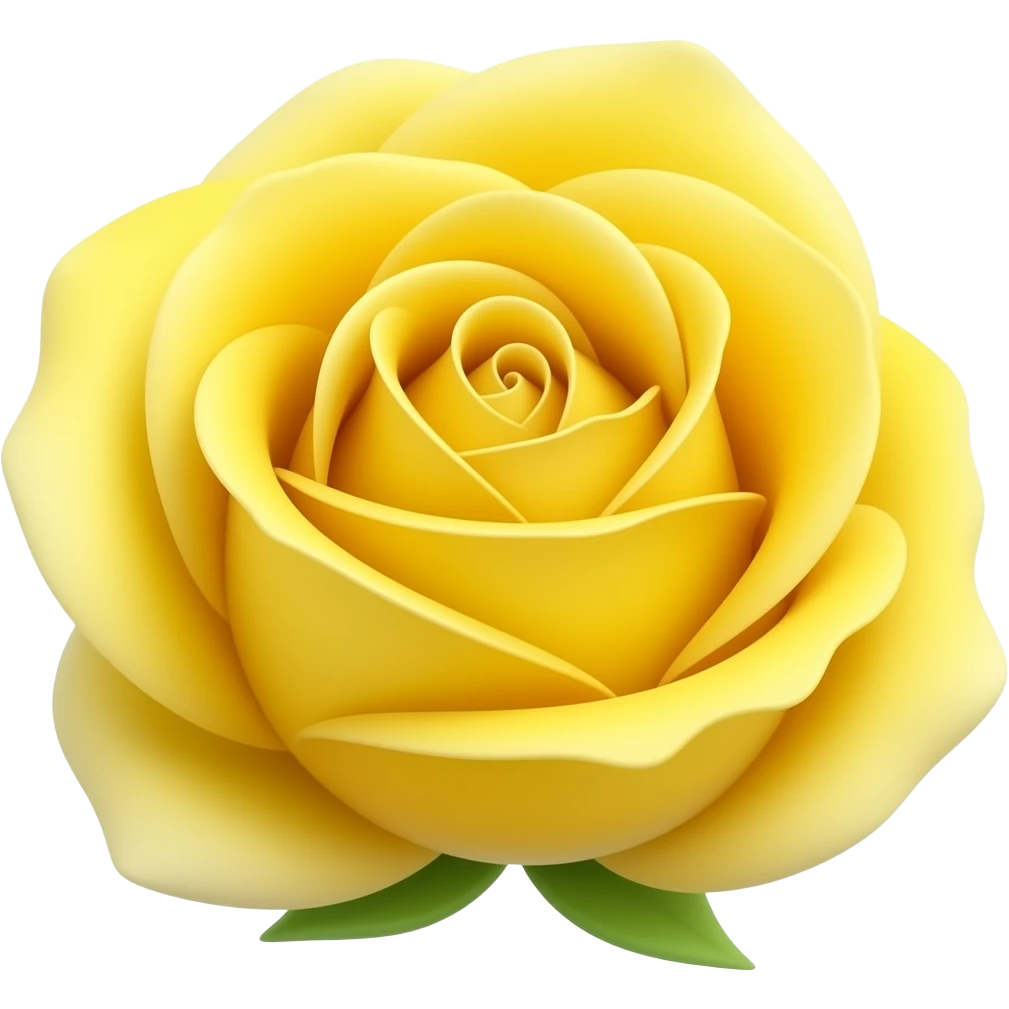Yellow rose emoji