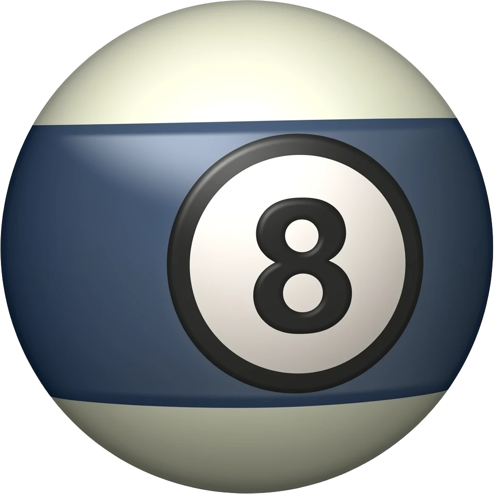 pool 8 ball emoji