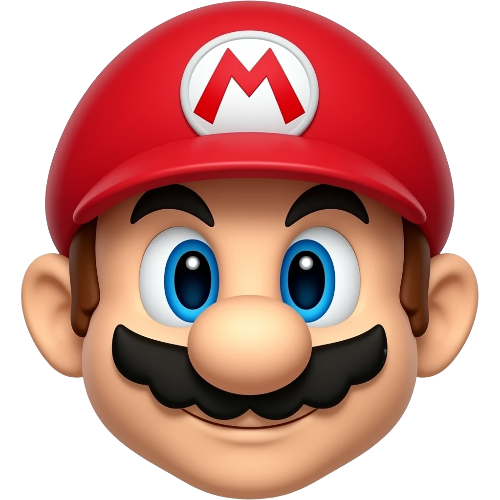 Super Mario hanya mask emoji