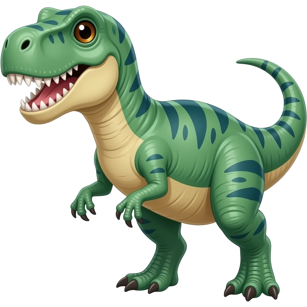 Create a mad dinosaur emoji