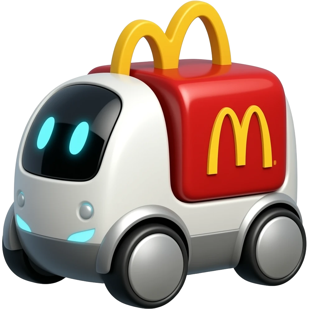 mcdonalds delivery robot emoji