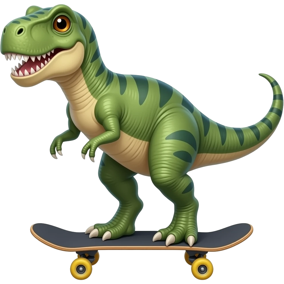 Dinosaur On A SkateBoard emoji