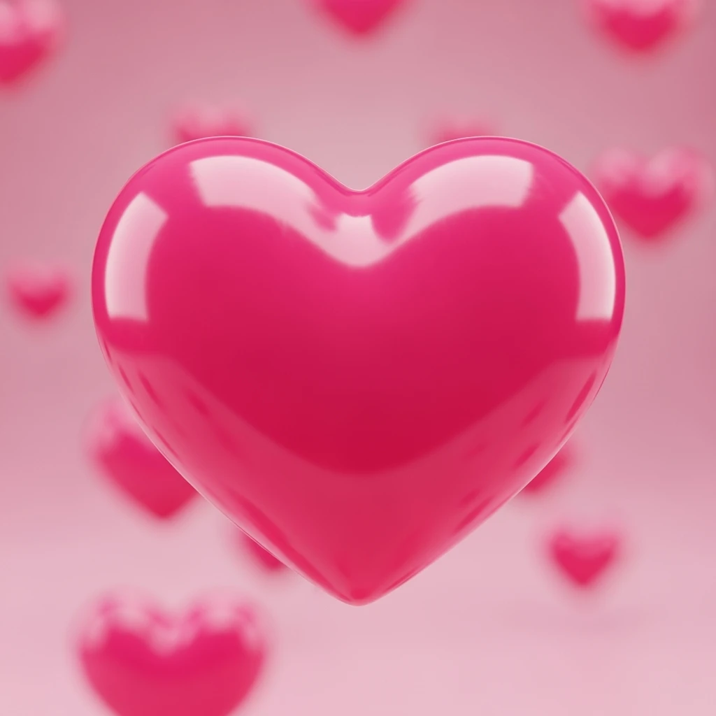 pink heart emoji, cute, shiny emoji