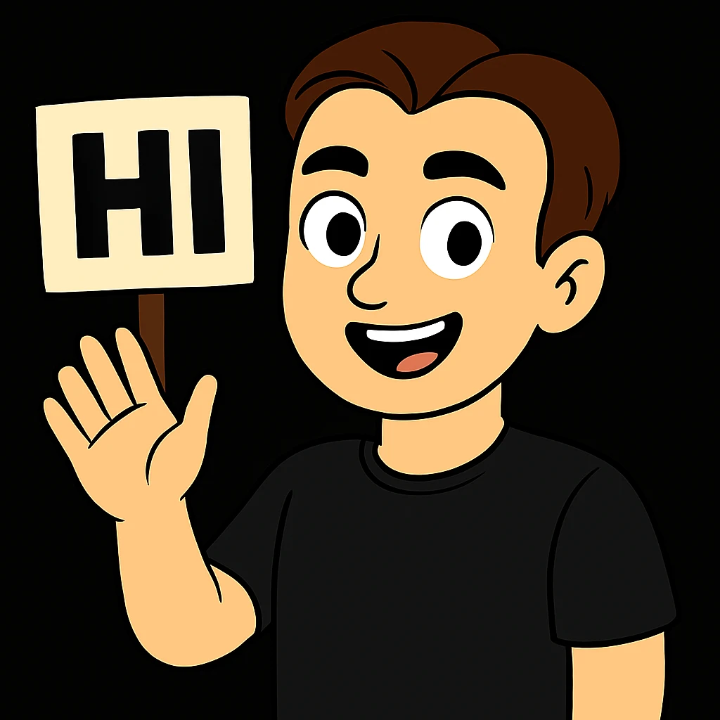 Replace the person in the first image with the person from the second image, keeping everything else exactly the same, including pose, sign, and background. Maintain the original style and details of the first image. emoji