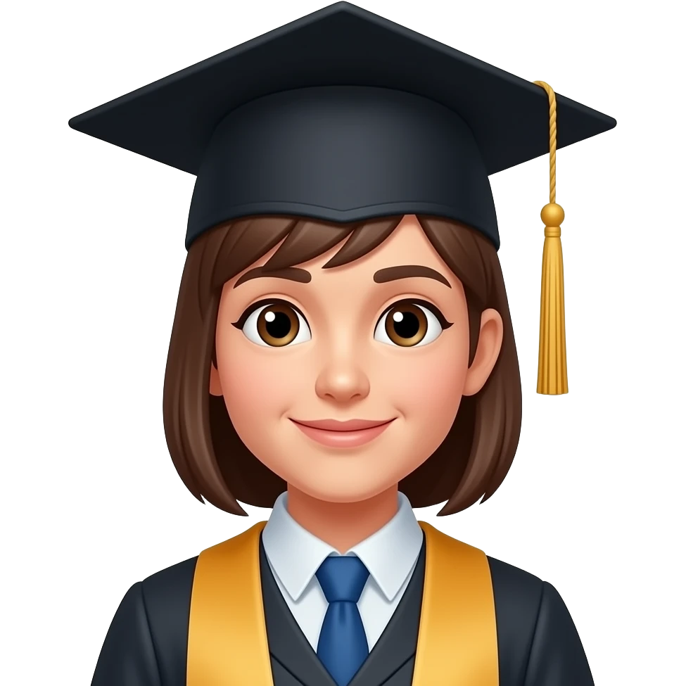 people with graduation hat emoji