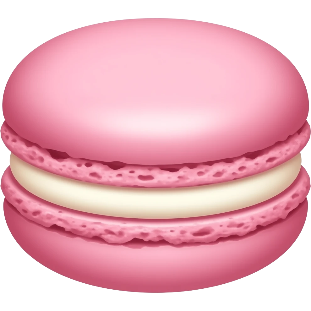 Macaron rose pastel emoji