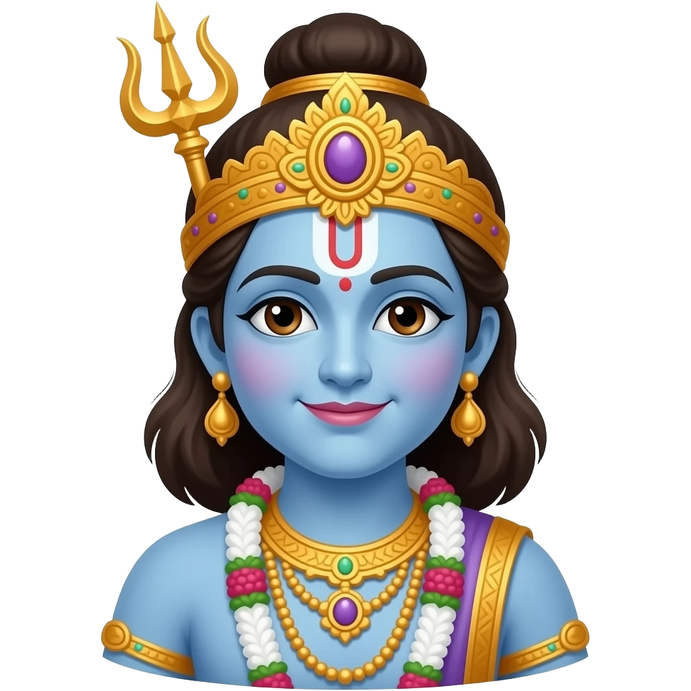 Lord Krishna emoji emoji
