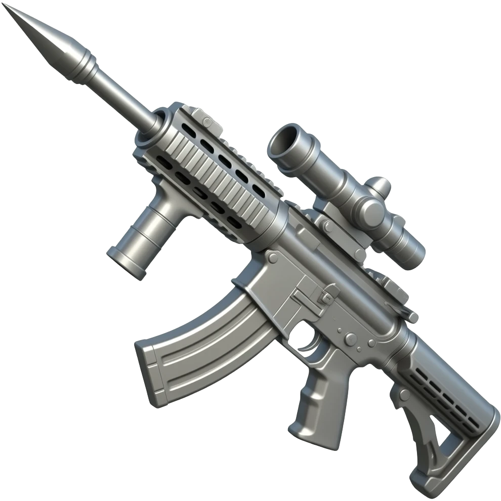 A rifle that fires spears emoji