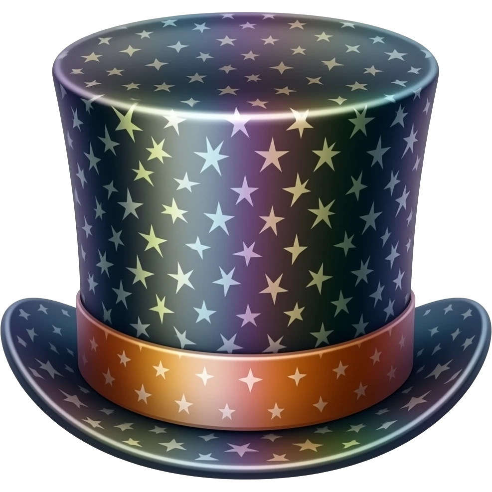 MAGIC TOP HAT emoji