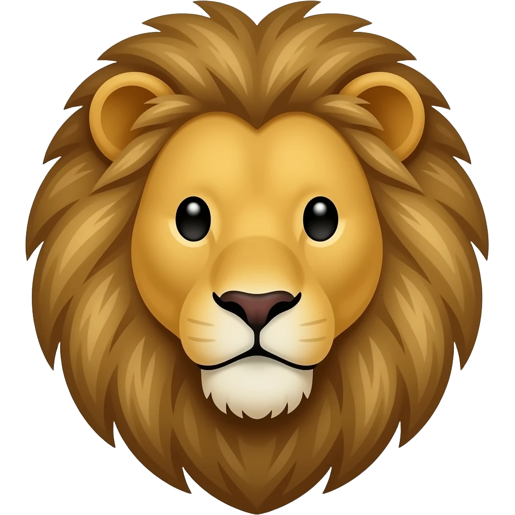Lion face emoji