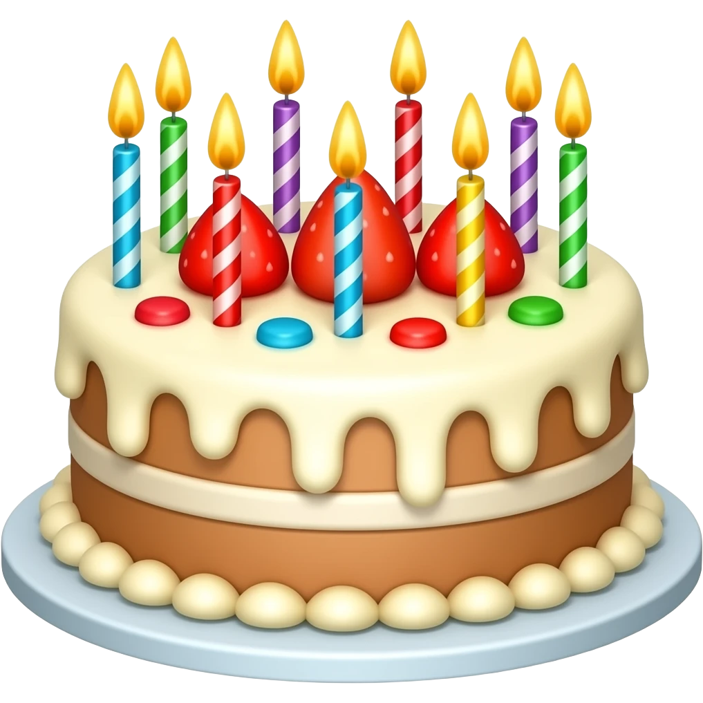 Un gâteau de 18 ans emoji