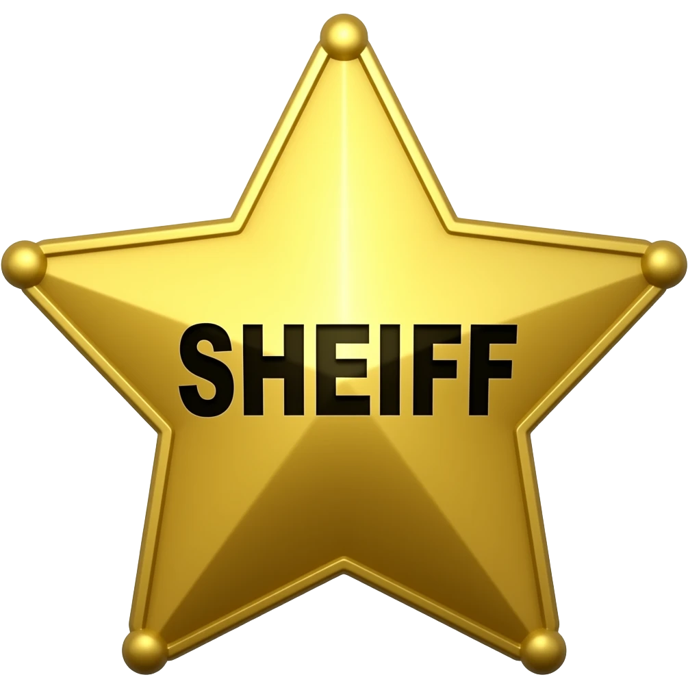 Sherif badge emoji