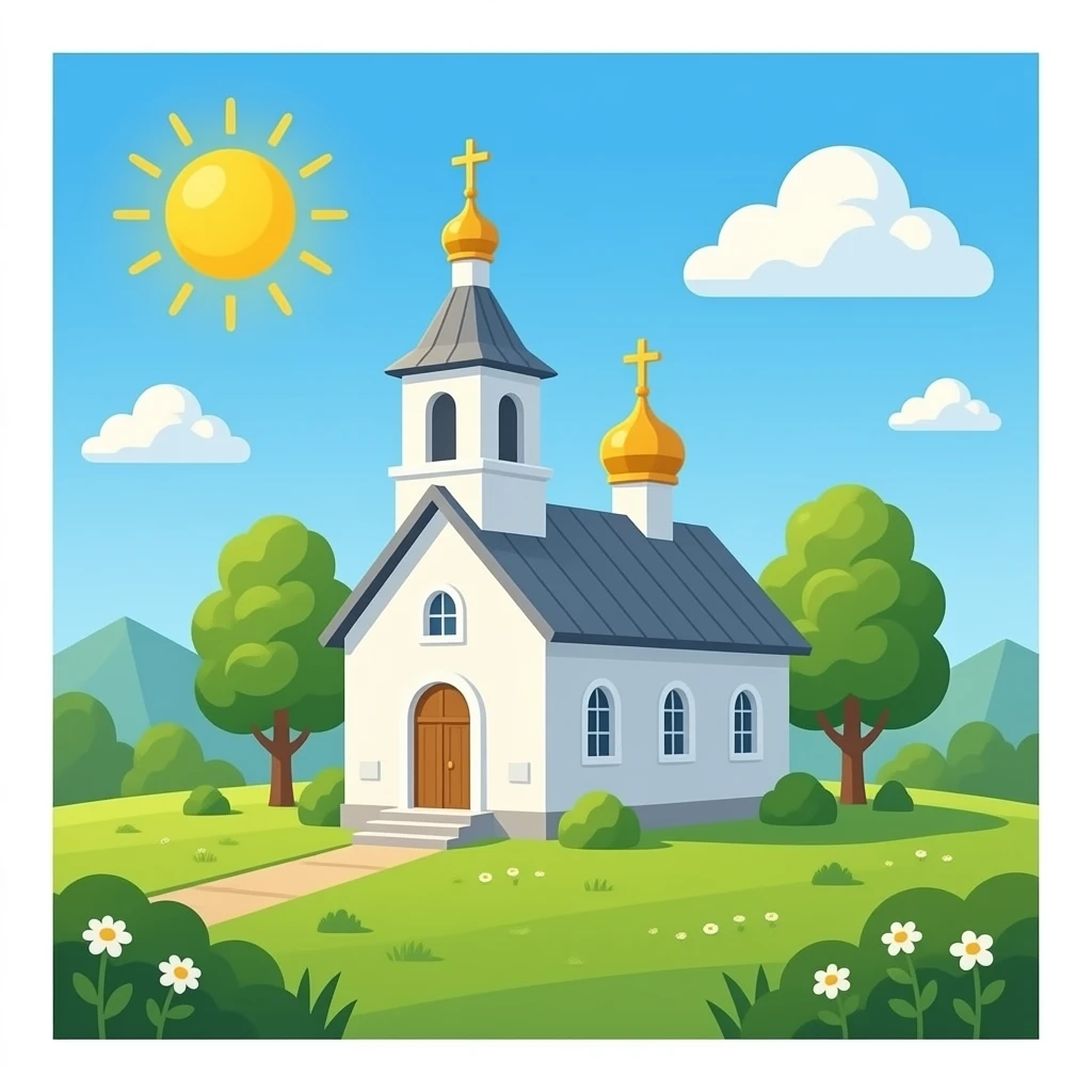 small Orthodox church emoji
