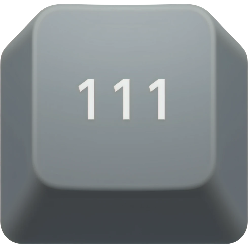 Keycap 111,111,111,111,111,111,111 emoji