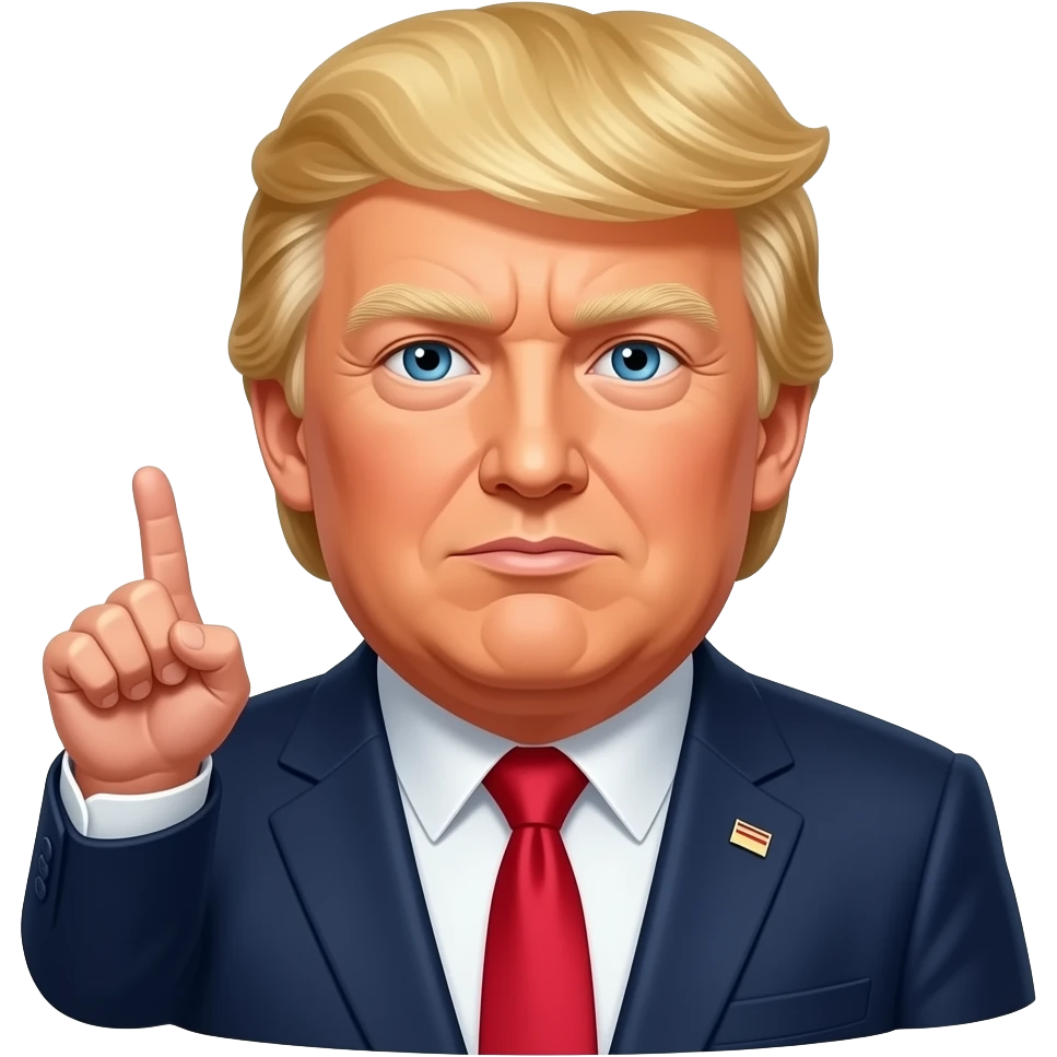 Trump saying morning emoji