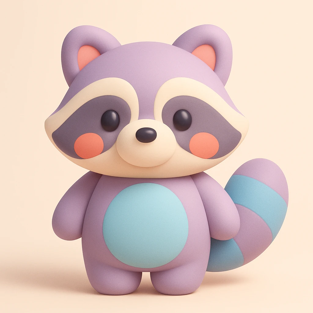 Raccoon emoji