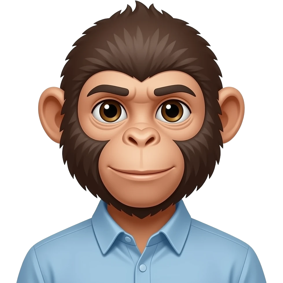 Crea una persona que sea Lamine Yamal combinado con un mono emoji