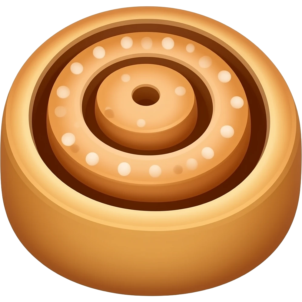 Cinnamon roll emoji