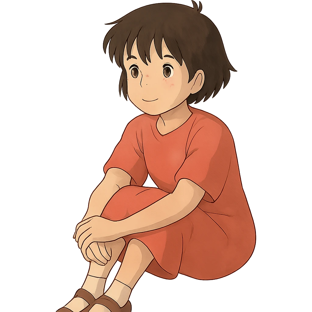 girl sitting down emoji