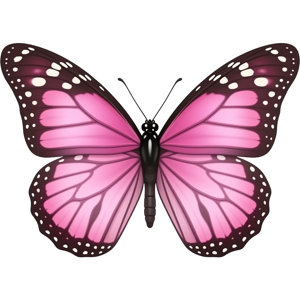Mariposa rosada emoji