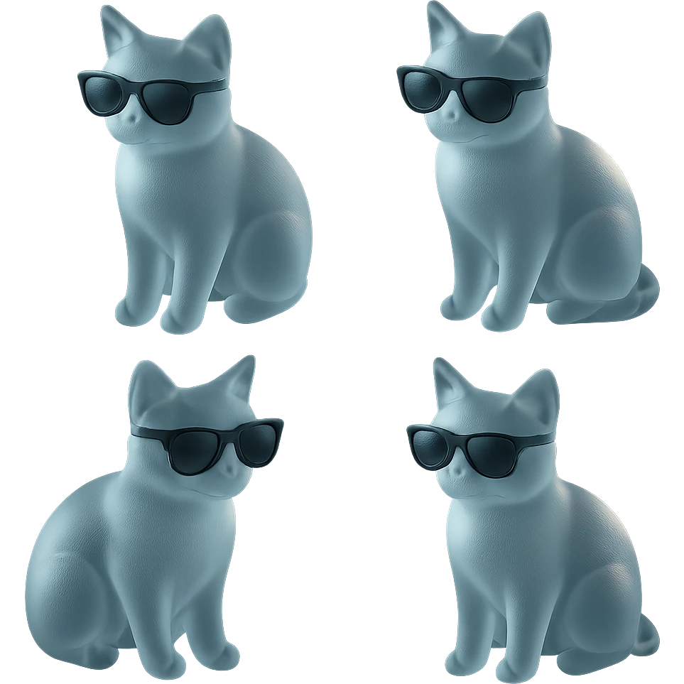 Cat wearing sunglasses emoji