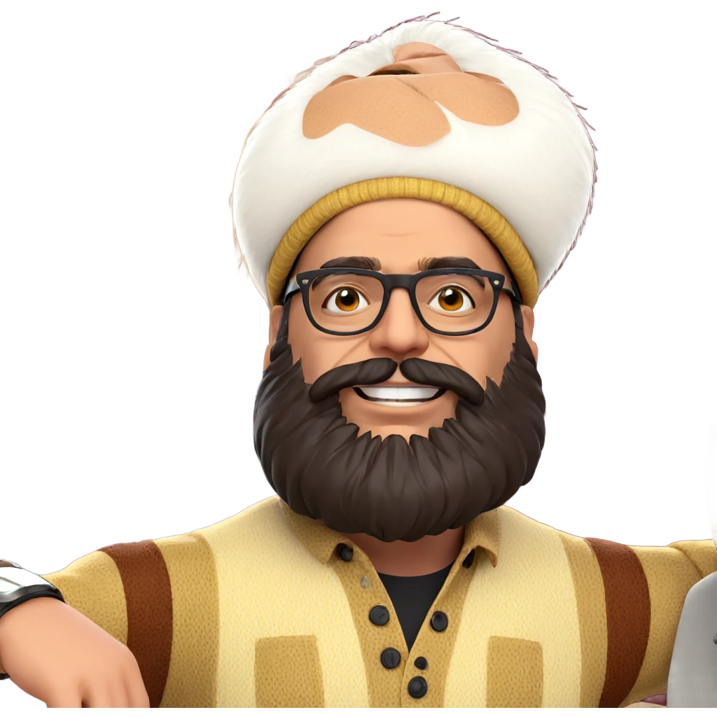 stylish man with glasses and hat emoji