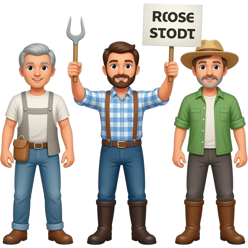 reformas granjeros manifestacion emoji