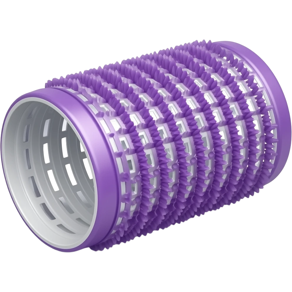 hair roller plastic longer emoji