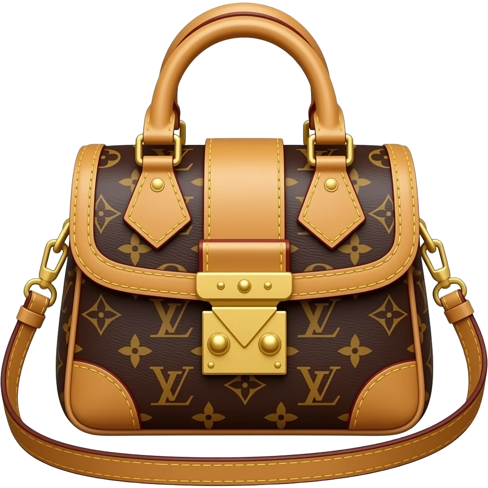 un petit sac Louis Vuitton emoji