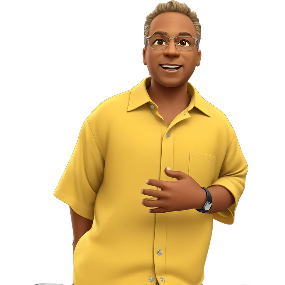 stylish boy in collared shirt emoji