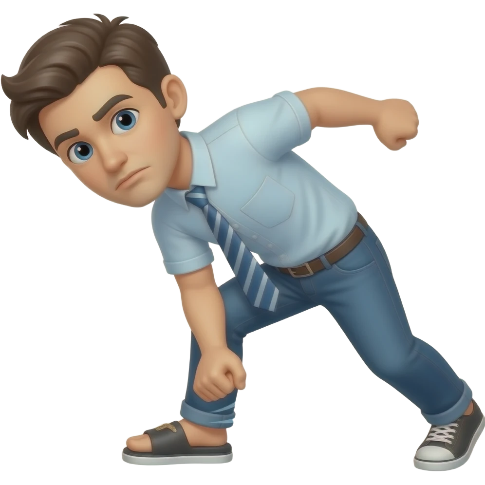 backhanded slipper slap emoji