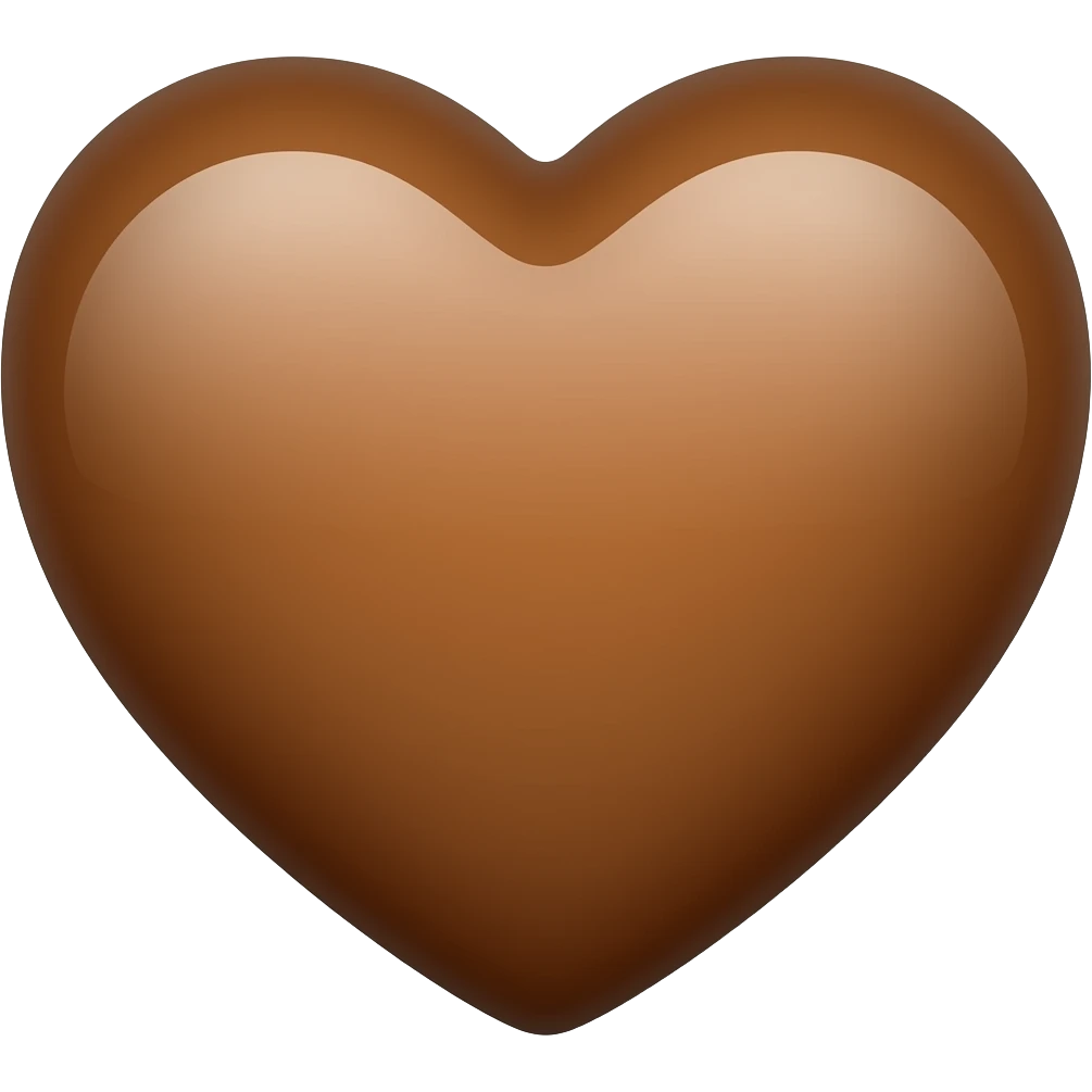 brown heart emoji