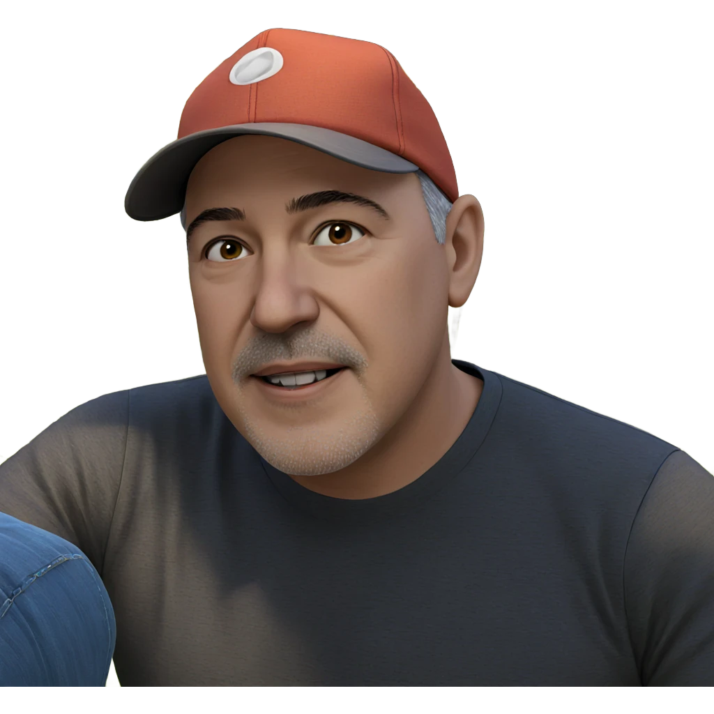 casual outdoors portrait of male emoji