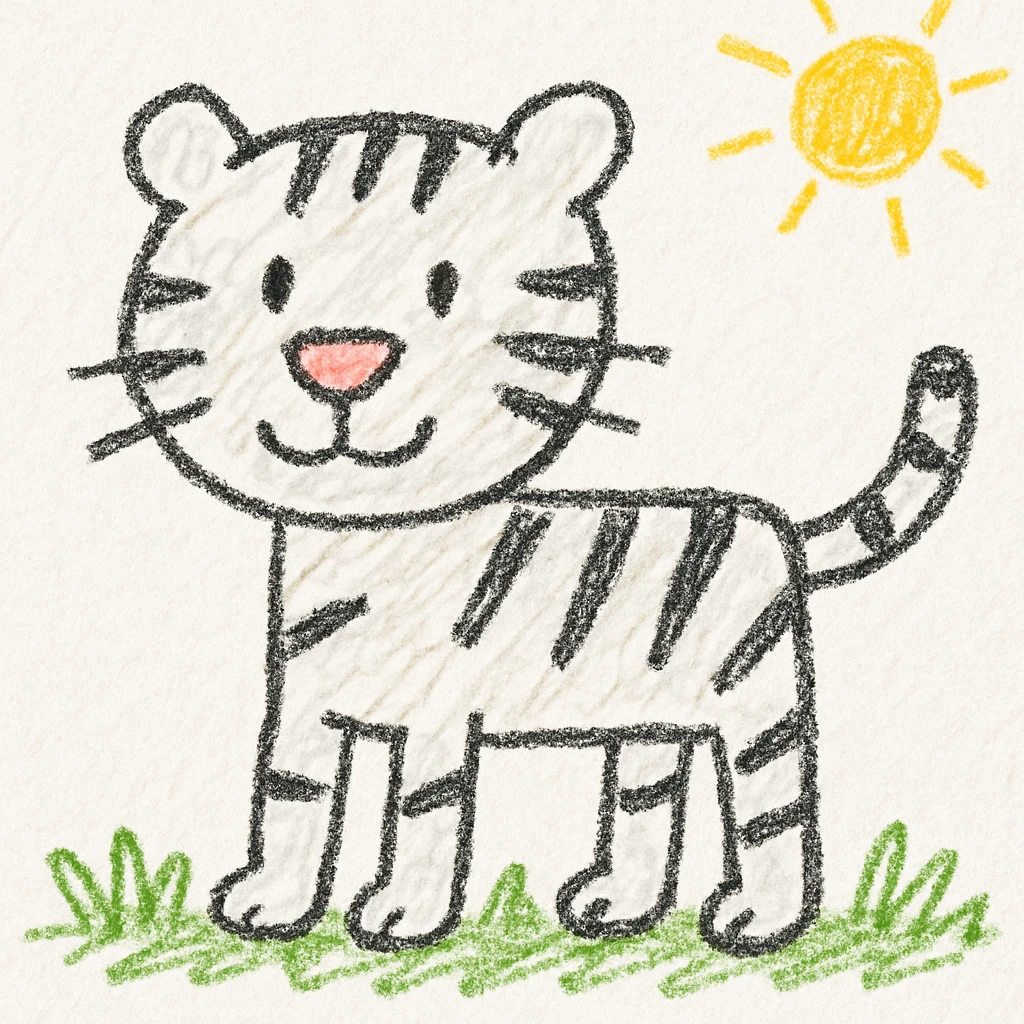 White Tiger emoji