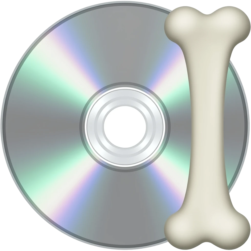 Cd ve kemiği yan yana yapar mısın emoji