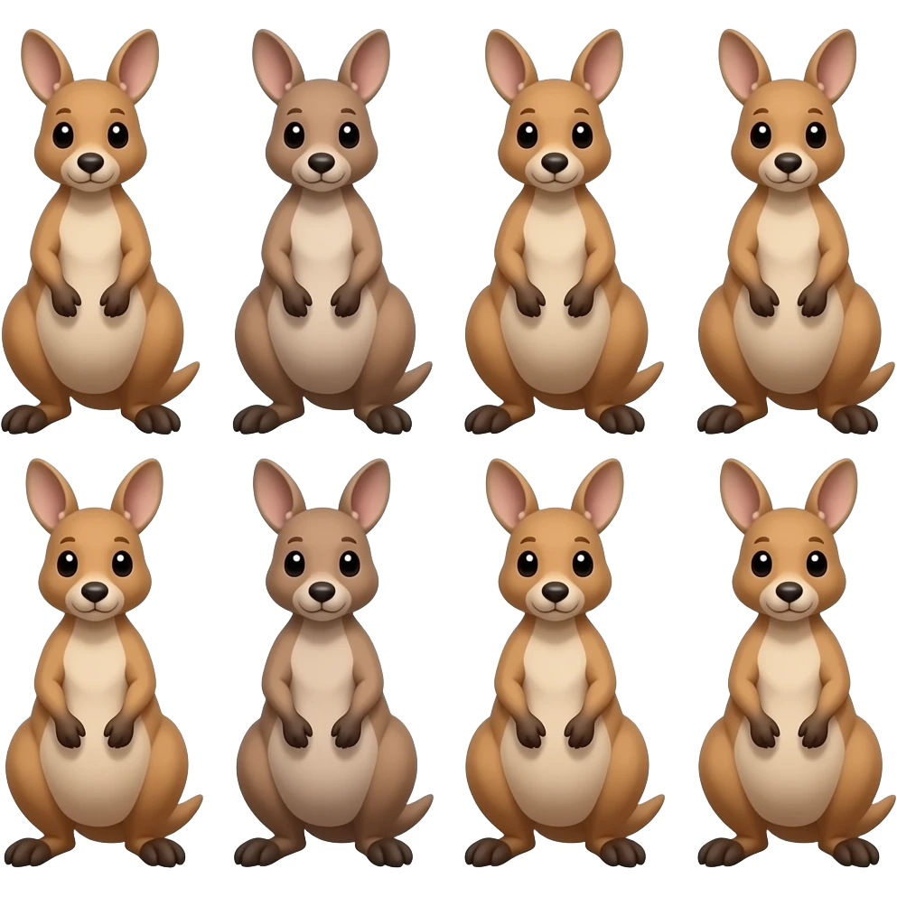 14 wallabies emoji