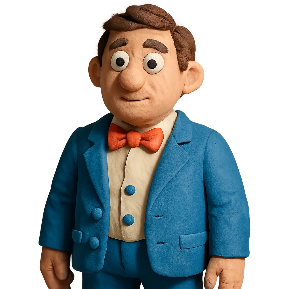 blue tuxedo with open buttons emoji