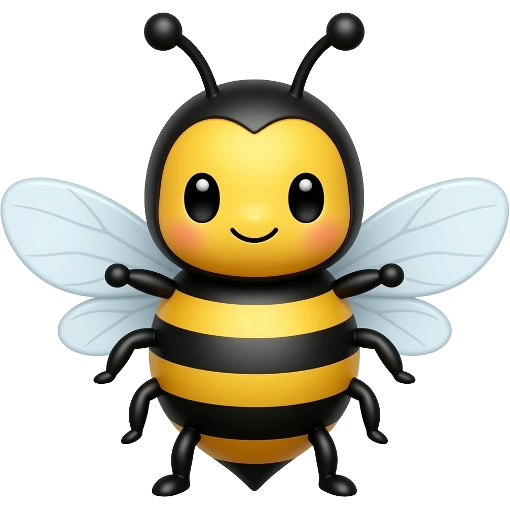 Cute bees emoji