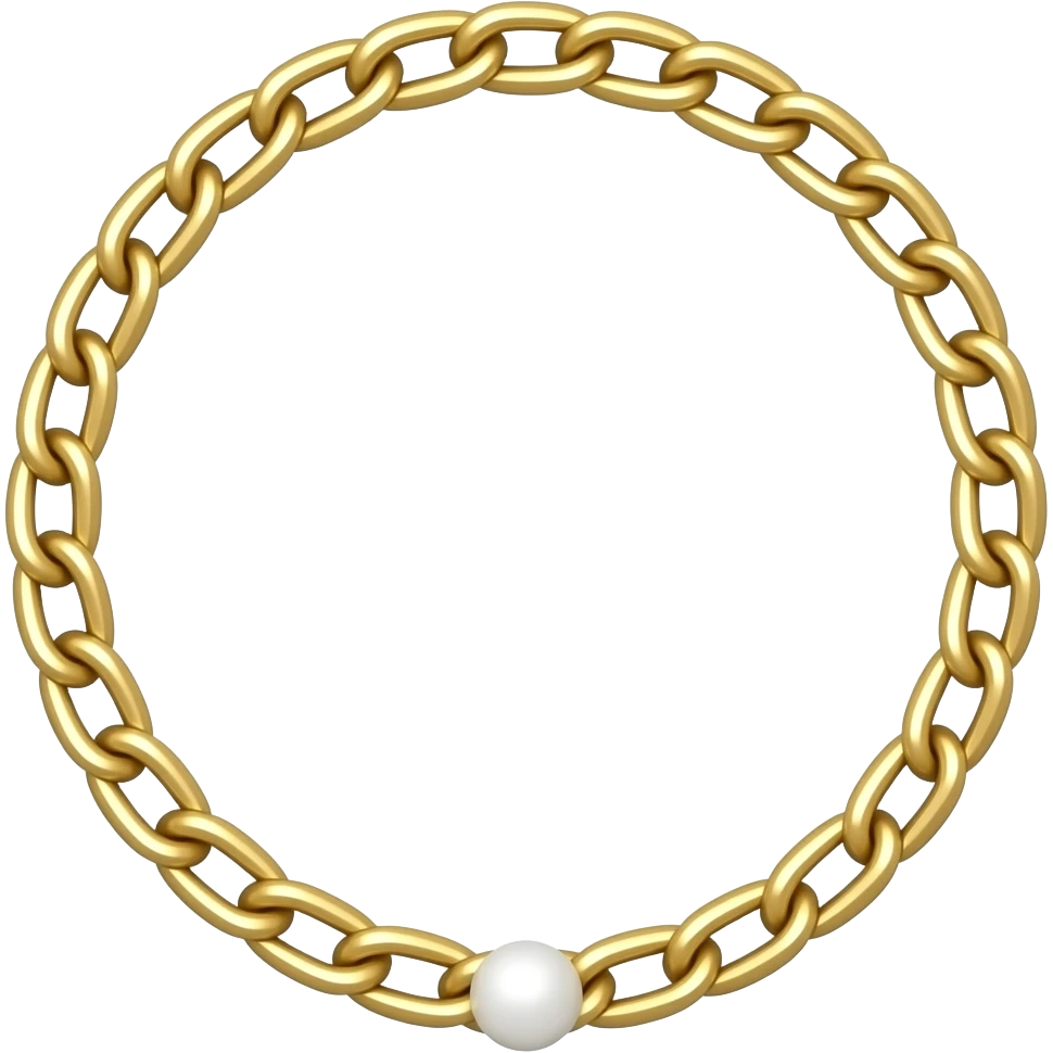 A pearl necklace emoji, old money aesthetic, timeless elegance, delicate shine, luxurious minimalist style emoji