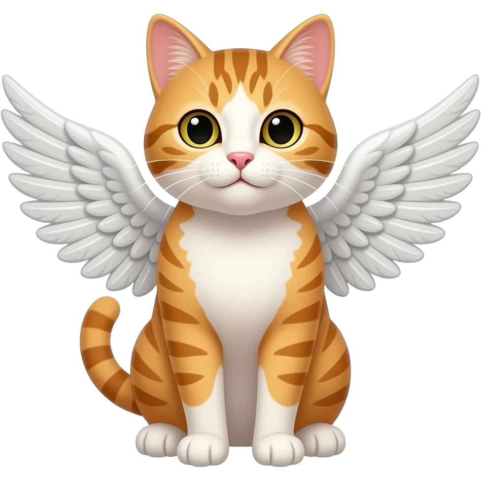 A cat with wings emoji