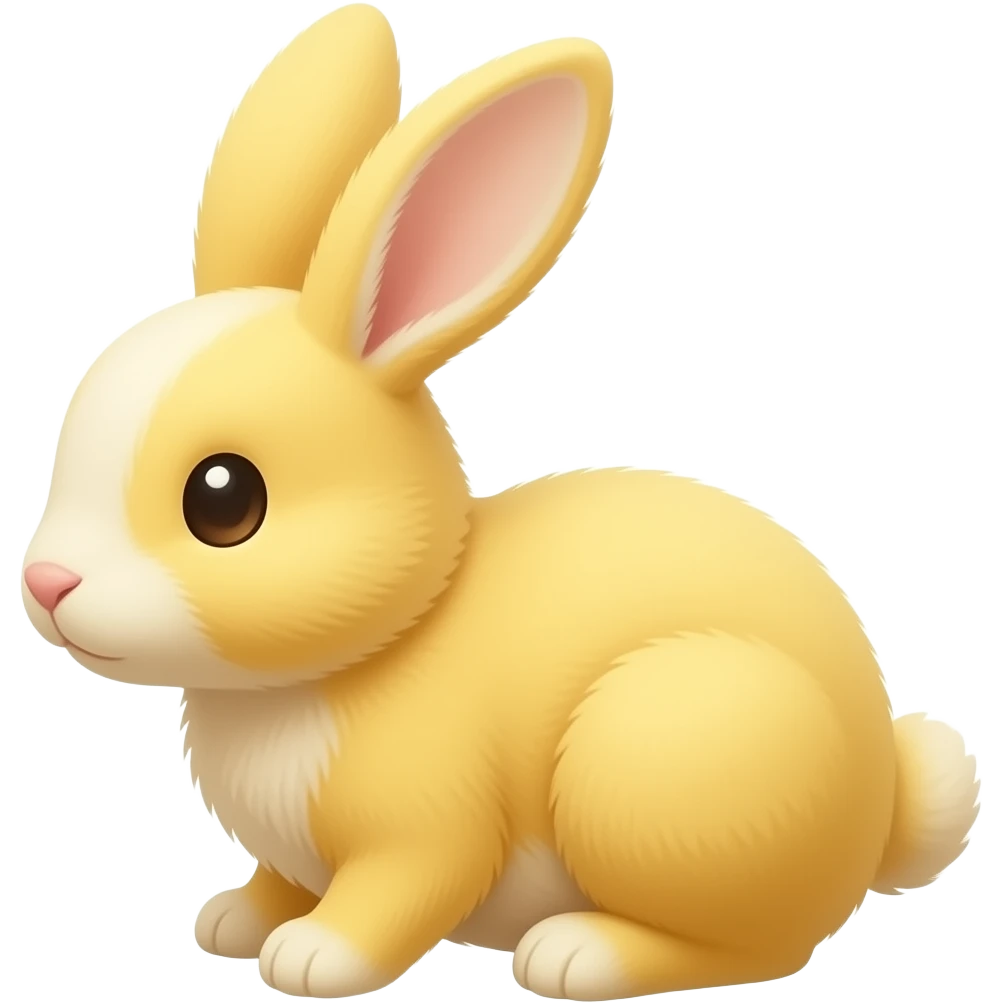 stuffed yellow bunny emoji