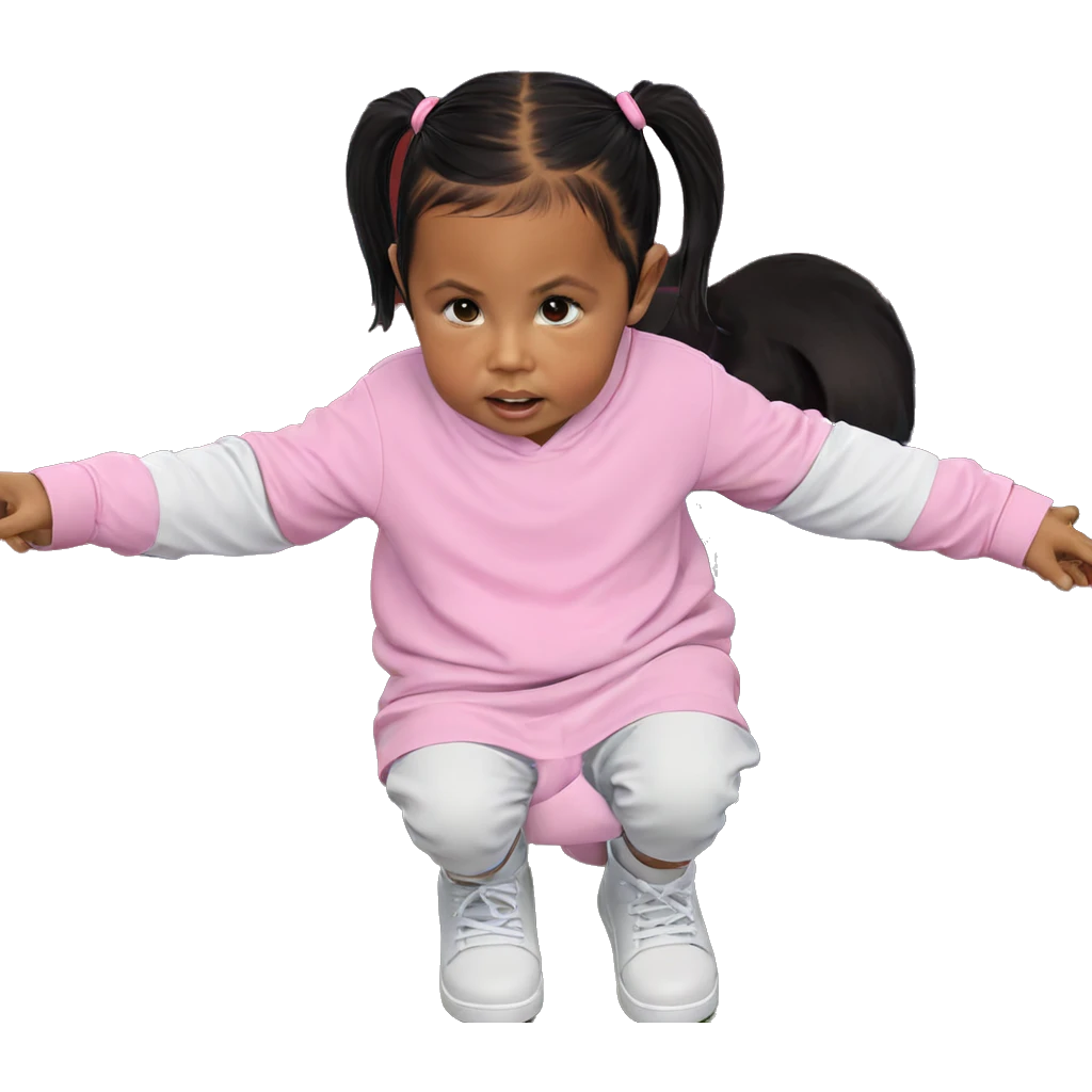 twintails child with boy emoji