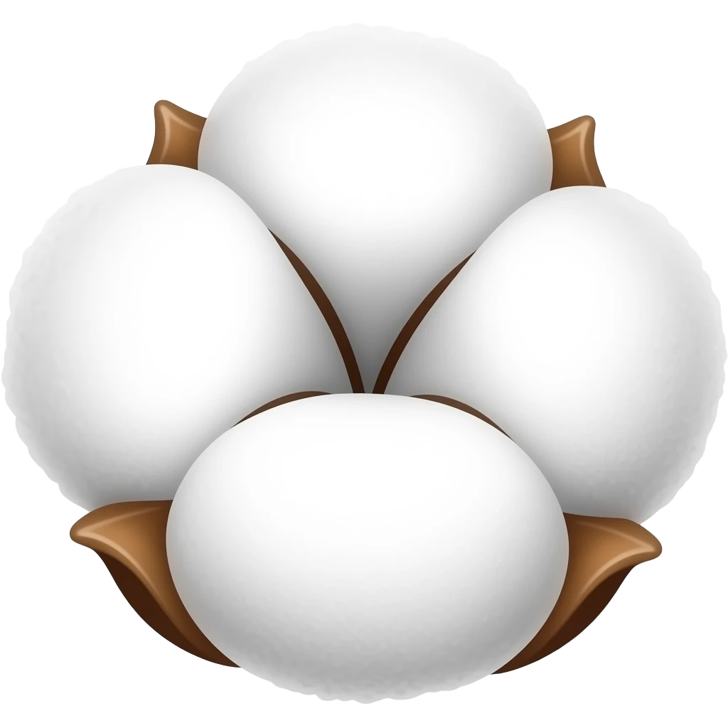 Cotton flower emoji