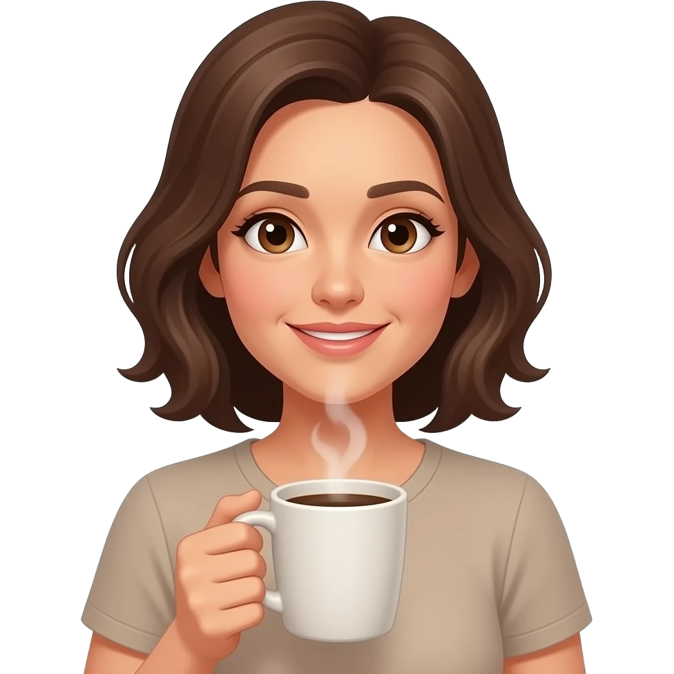 a woman thinking about kids emoji