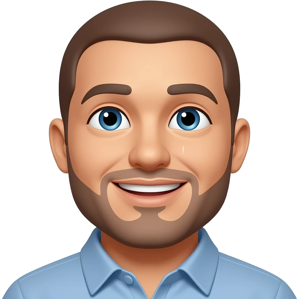 One person look the Sky with smile emoji