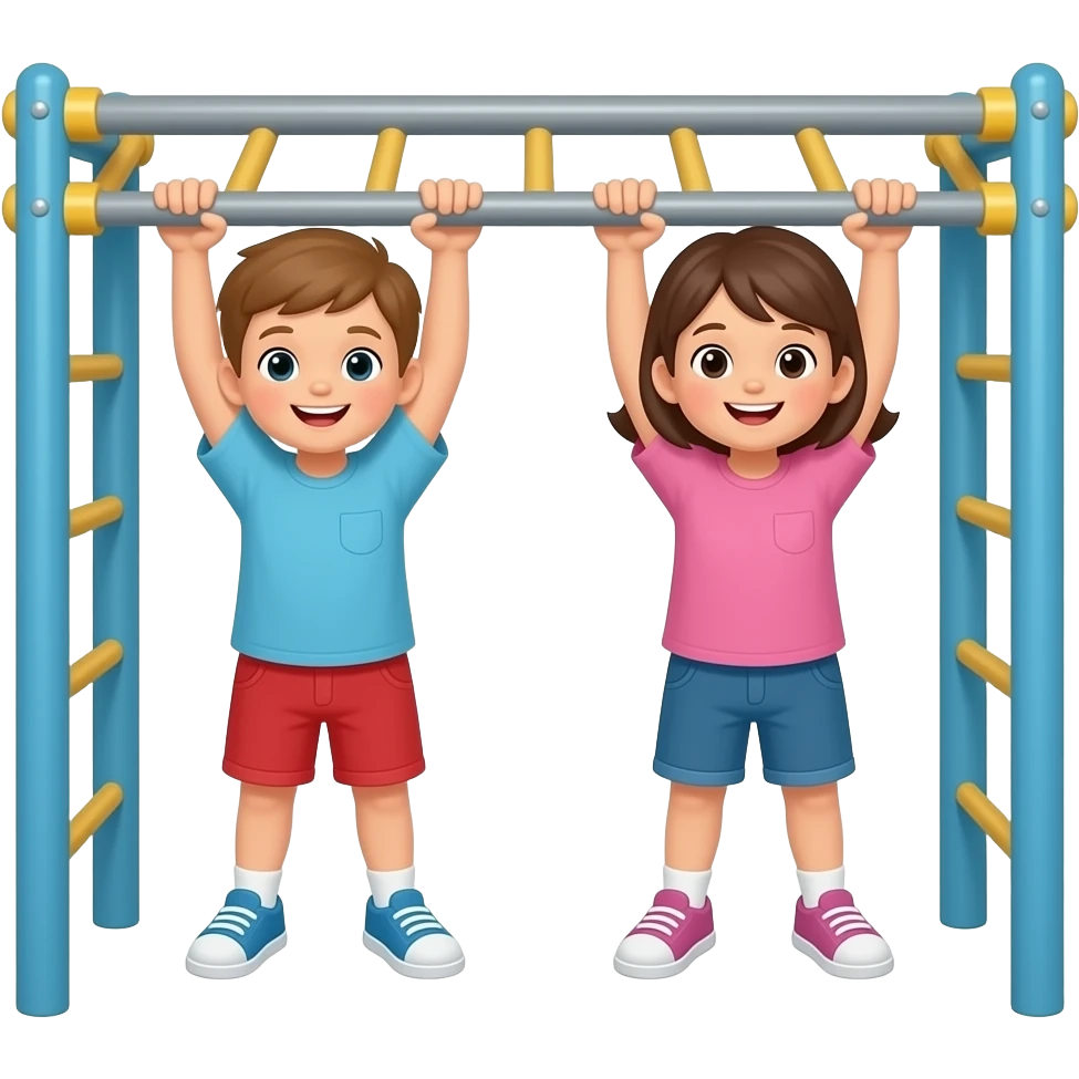 monkey bar playground kids top emoji