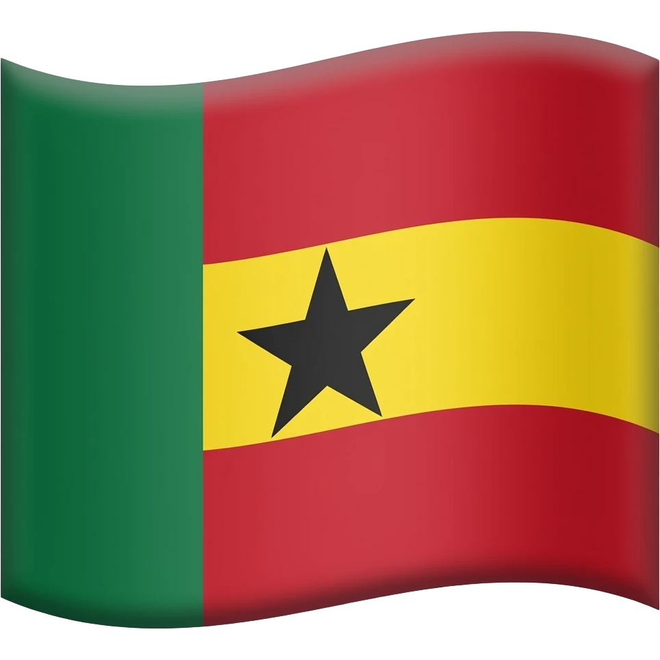 flag of the ashanti empire emoji